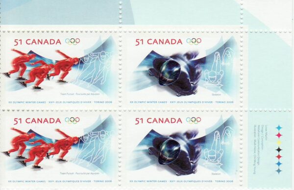 Canada Stamp #2144a - XX Olympic Winter Games (2006)