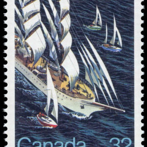 Canada Stamp #1012 - Tall Ships Regatta (1984)