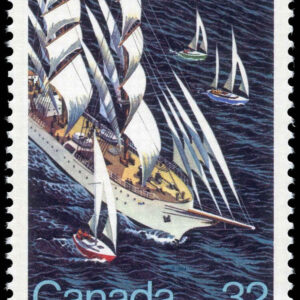 Canada Stamp #1012I - Tall Ships Regatta (1984)