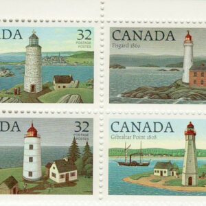 Canada Stamp #1035a - Canadian Lighthouses-1 (1984)