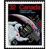 Canada Stamp #1046 - Astronaut and Control Panel (1985) - Image 2