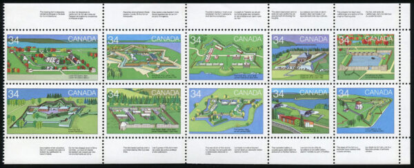 Canada Stamp Booklet - #BK87 (1985) 10 x 34¢ - Image 2