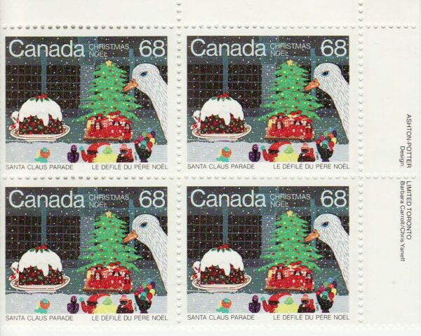 Canada PB #1069 - Santa Claus Parade (1985) 68¢