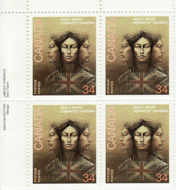 Canada Stamp #1091 - Molly Brant (1986)