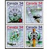 Canada Stamp #1102a - Canada Day - Science and Technology - 1 (1986) 4 x 34¢ - Image 2
