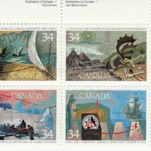 CANADA PB 1107A, (1986) EXPLORATION OF CANADA, MINT NH