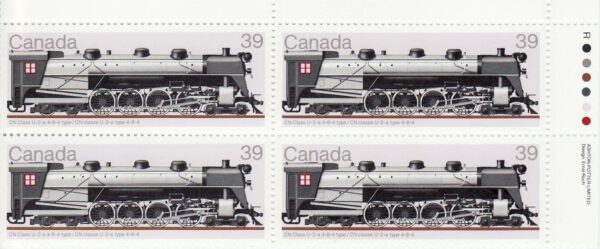 Canada Stamp #1120 - CN Class U-2-a 4-8-4 type (1986) 39¢