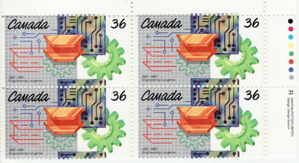 Canada PB #1134 - Engineering Symbols (1987) 36¢