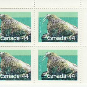 Canada Stamp PB#1171 - Atlantic Walrus (1989) 44¢