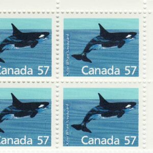 Canada PB #1173i - Killer Whale (1988) 57¢ Harrison Paper