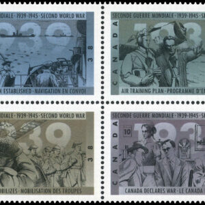 Canada Stamp #1263a - Second World War-1939 (1989)