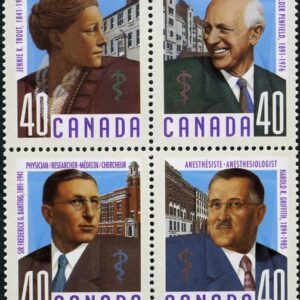 Canada Stamp #1305a - Canadian Doctors (1991)