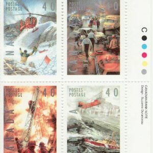 Canada Stamp PB #1333a - Dangerous Occupations (1991)