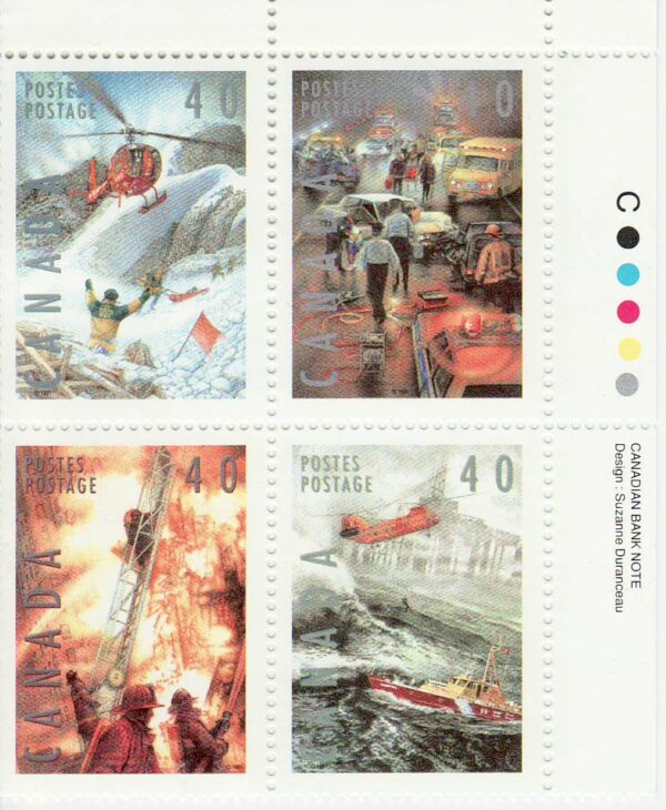 Canada Stamp #1333a - Dangerous Occupations (1991) - Image 2
