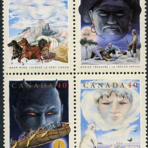 Canada Stamp #1337a - Canadian Folklore-2 (1991)