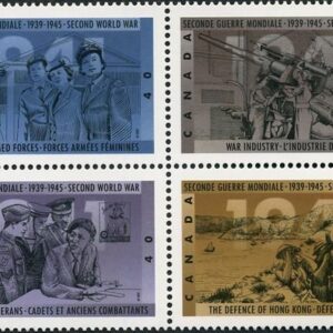 Canada Stamp PB#1348a - Second World War-1941 (1991)
