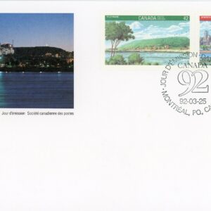 Canada FDC#1405a - Canada 92 (1992) 2 x 42¢