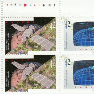 Canada Stamp #1442a - Canada in Space (1992)