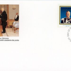 Canada FDC #1447a - Order of Canada / Roland Michener (1992) 2 x 42¢