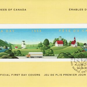 Canada FDC SET#1524 - Canada Day-Maple Trees (1994) 12 x 43¢
