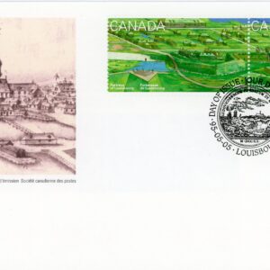 Canada FDC #1547-1551 - Fortress of Louisbourg, Nova Scotia (1995) 5 x 43¢