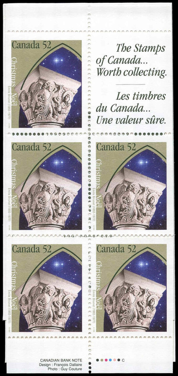 Canada Stamp Booklet - #BK188 (1995) $2.60 - Image 2