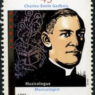 Canada Stamp #1637 - Charles-Émile Gadbois, musicologist (1997) 45¢