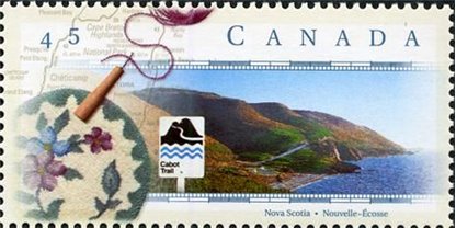 Canada Stamp #1651 - Cabot Trail, Nova Scotia (1997) 45¢ - Image 2