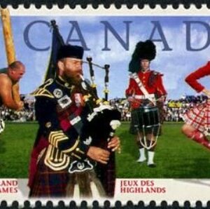 Canada Stamp #1655 - Highland Games (1997) 45¢
