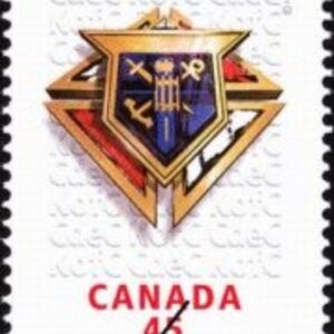 Canada Stamp #1656 - Knights of Columbus (1997) 45¢