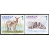 Canada Stamp #1689a - Wildlife Definitives-High Values (2005) 2 x $1