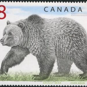 Canada Stamp #1694 - Grizzly Bear (1997) $8