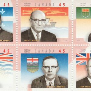 Canada Stamp 1709(a-j) in a complete Block