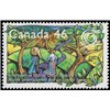 Canada Stamp #1785 - Older couple on path of life (1999) 46¢ - Image 2