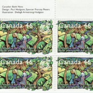 Canada Stamp PB#1785 - Older couple on path of life (1999)