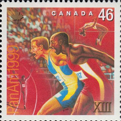 Canada Stamp #1801- Pan American Games (1999) 46¢ - Image 2