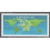 Canada Stamp #1806 - UPU emblem on world map (1999) 46¢ - Image 2