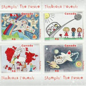 Canada Stamp #1862B - Stampin' the future (2000) 4 x 46¢