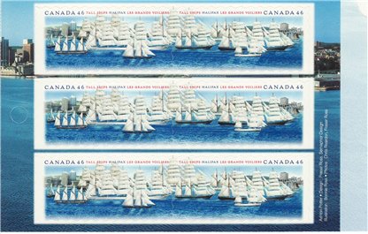 Canada Stamp #1865a - Tall Ships (2000) - Image 2