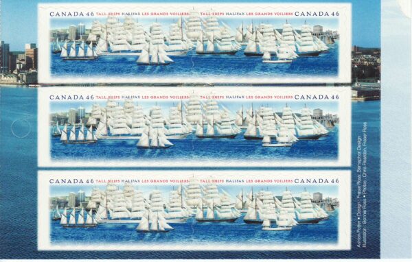 Canada Stamp #1865a - Tall Ships (2000)