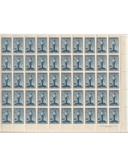 Canada SHEET #275 - Canadian Citizenship (1947) 4¢