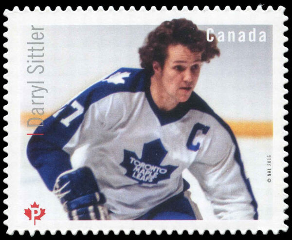 Canada Stamp #2947i - Darryl Sittler (2016) P (85¢)