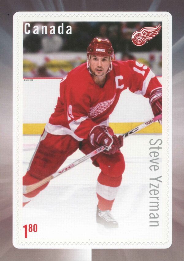 Canada Stamp #2951 - Steve Yzerman (2016) $1.80