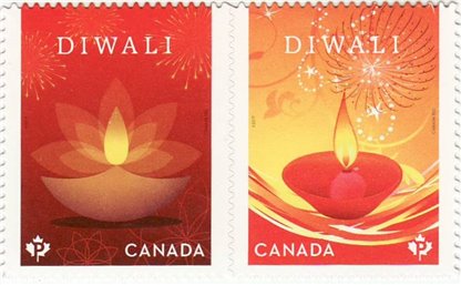 Canada Stamp #3025i - Diwali (2017) $3.40