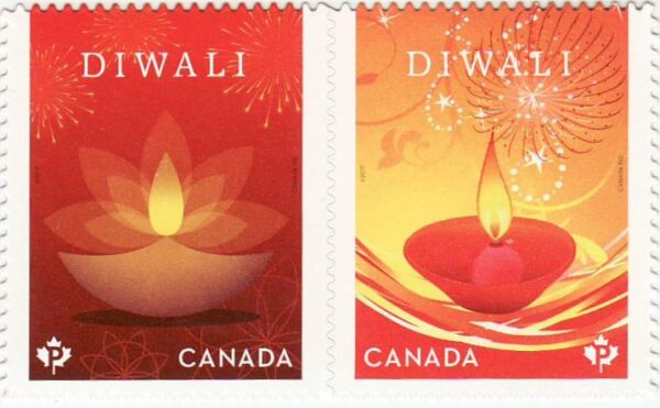 Canada Stamp #3025i - Diwali (2017) $3.40