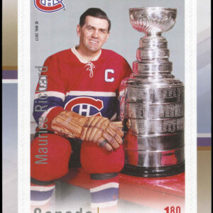 Canada Stamp #3033 - Maurice Richard (2017) $1.80