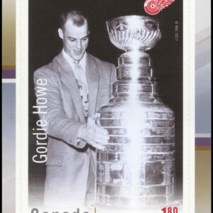 Canada Stamp #3035 - Gordie Howe (2017) $1.80