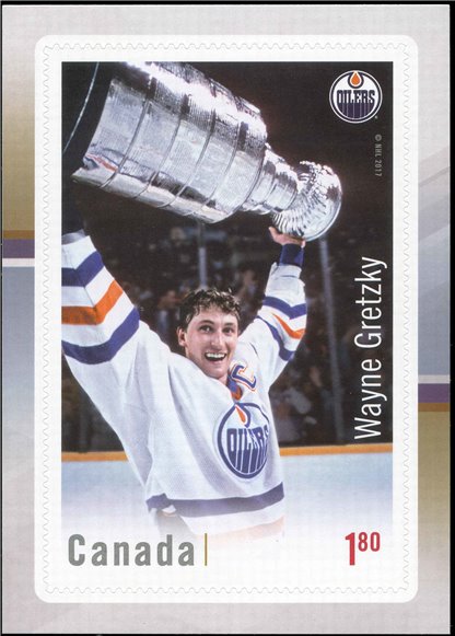 Canada Stamp #3038 - Wayne Gretzky (2017) $1.80 - Image 2