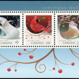 Canada Stamp #3045 - Christmas: Animals (2017) $4.55
