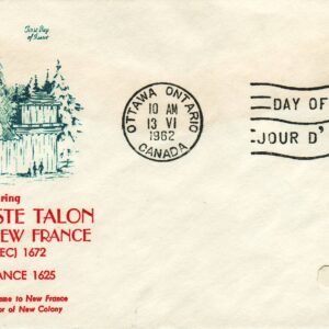 Canada FDC #398 - Talon and Colonists (1962) 5¢